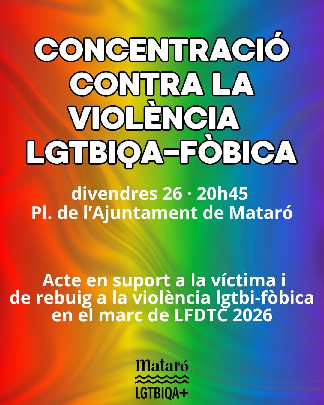 El cartell de la convocatòria
