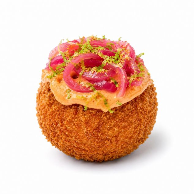 Una croqueta d'autor de les que es pot degustar