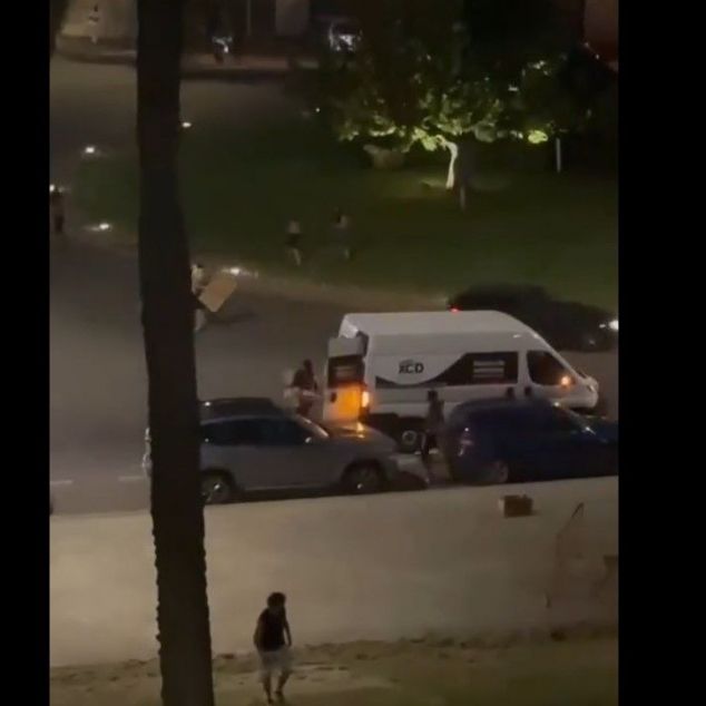 Captura de vídeo del robatori dels petards
