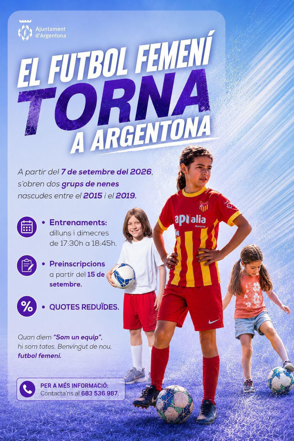 El cartell de la iniciativa. 