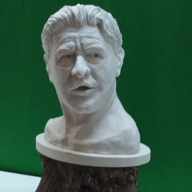 El bust de Manuel Cusachs, obra de Joan Solà