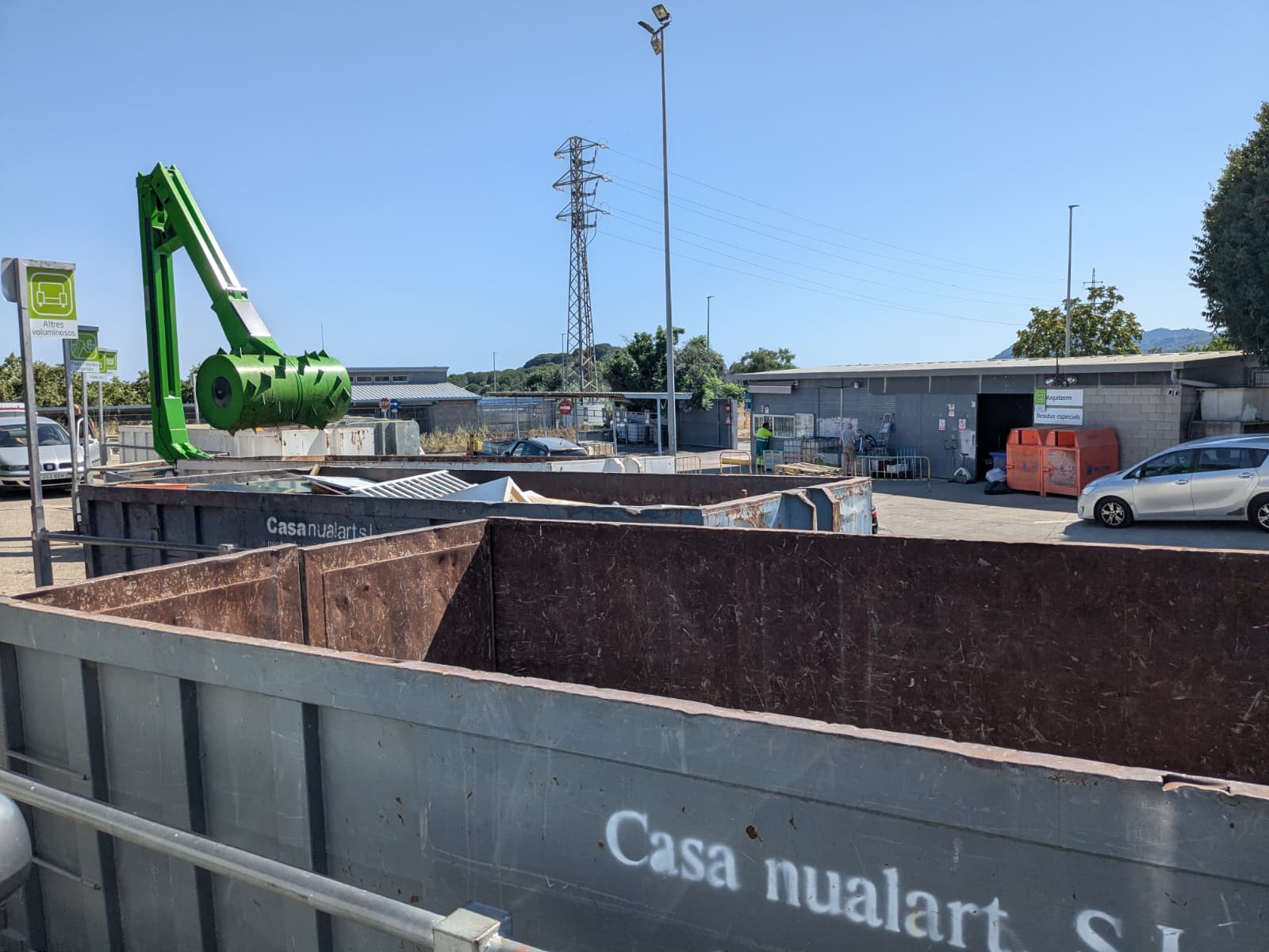 La deixalleria del carrer de Galícia