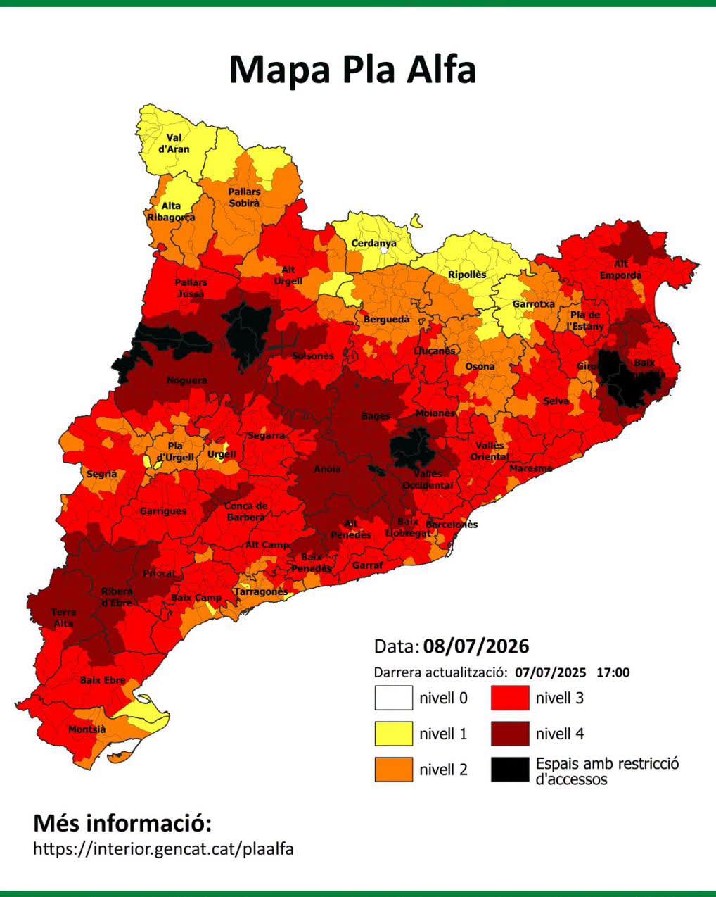 Mapa pla alfa