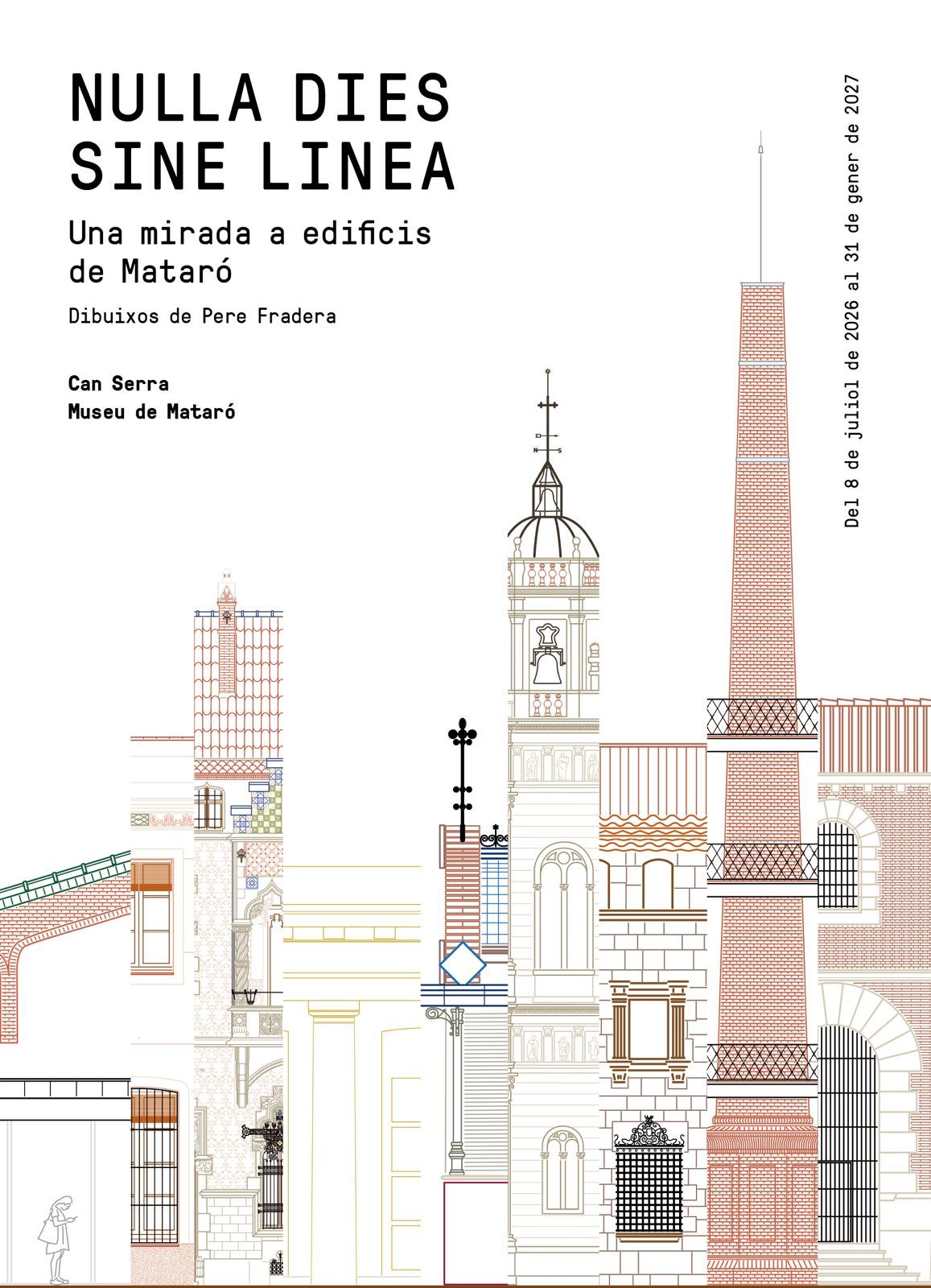 El cartell de l'exposició de Fradera El cartell de l'exposició de Fradera