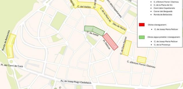 El mapa d'afectacions