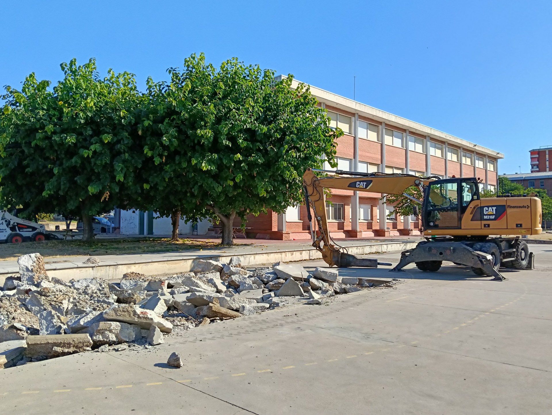 Obres a l'escola Torre Llauder de Mataró. Foto: Ajuntament