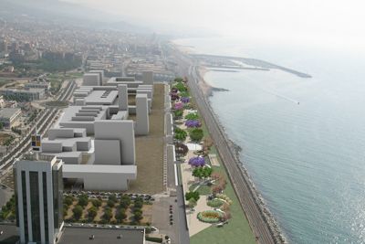 Vista general de cómo será la Ringlera y su parque