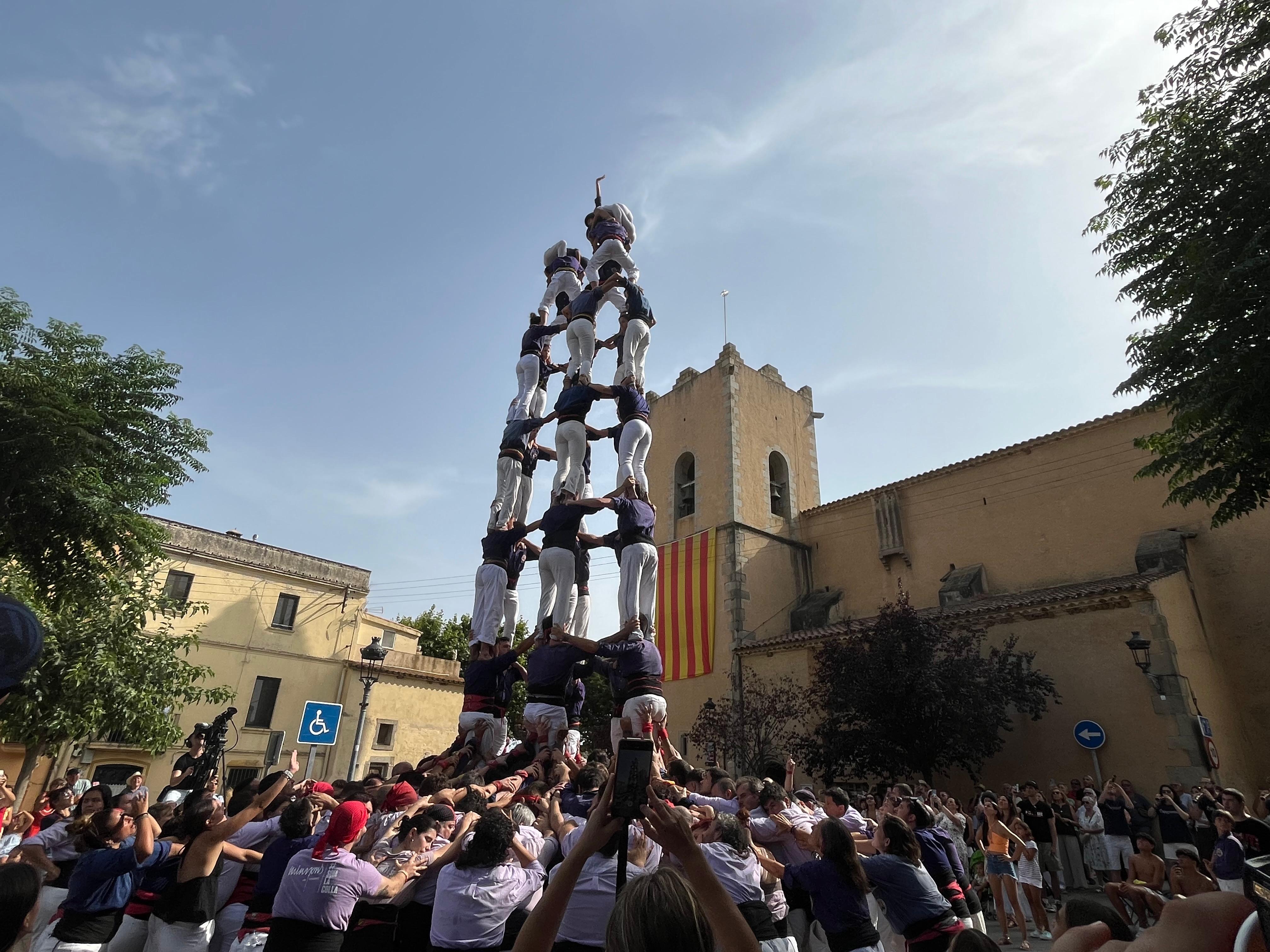 El 7 de 8 dels Capgrossos a Cabrera. Foto: JARC