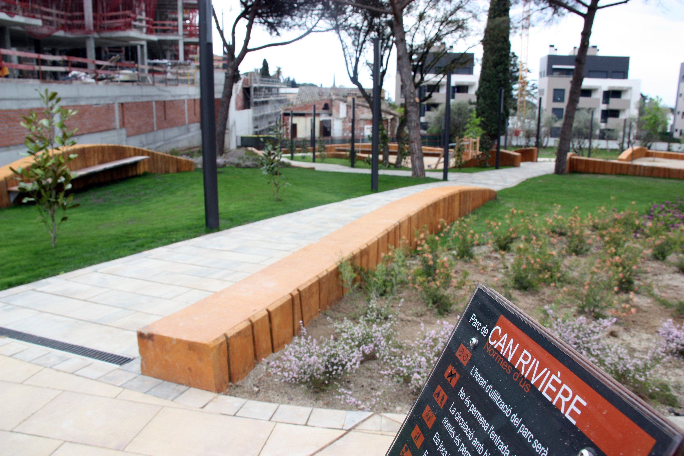 Entrada en el parque de Can Riviere de Llavaneres, en una foto de 2010. Foto: ACN