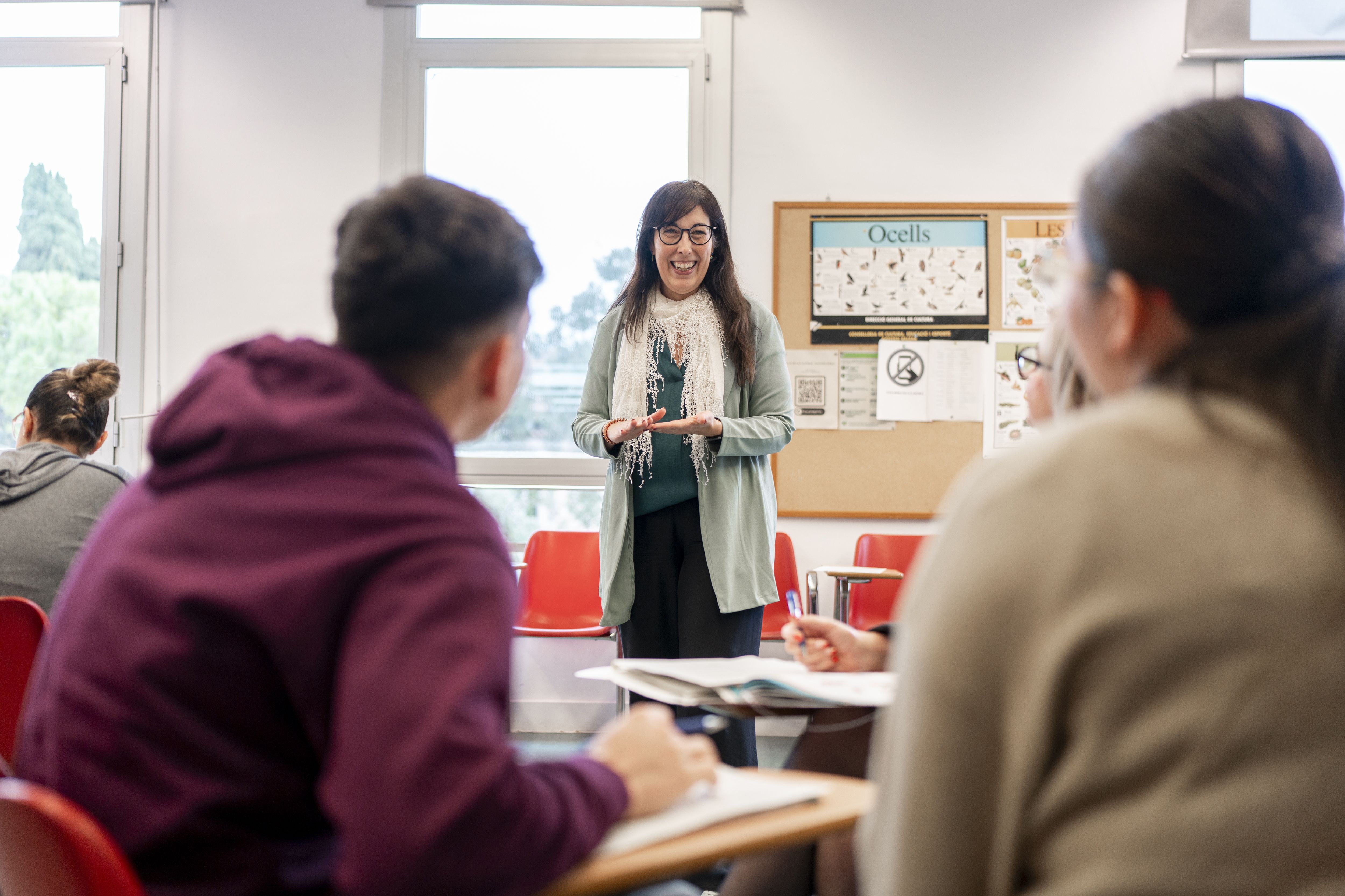 La majoria de cursos són en línia. Foto Departament de Política Lingüística