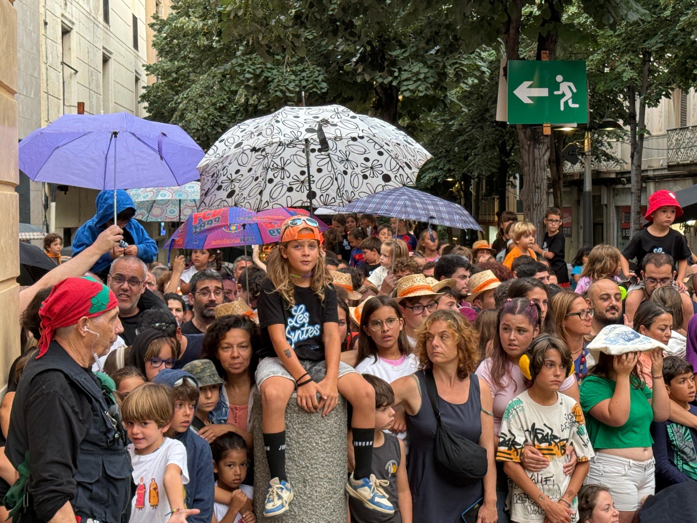 La pluja ja va amenaçar Les Santes de 2025