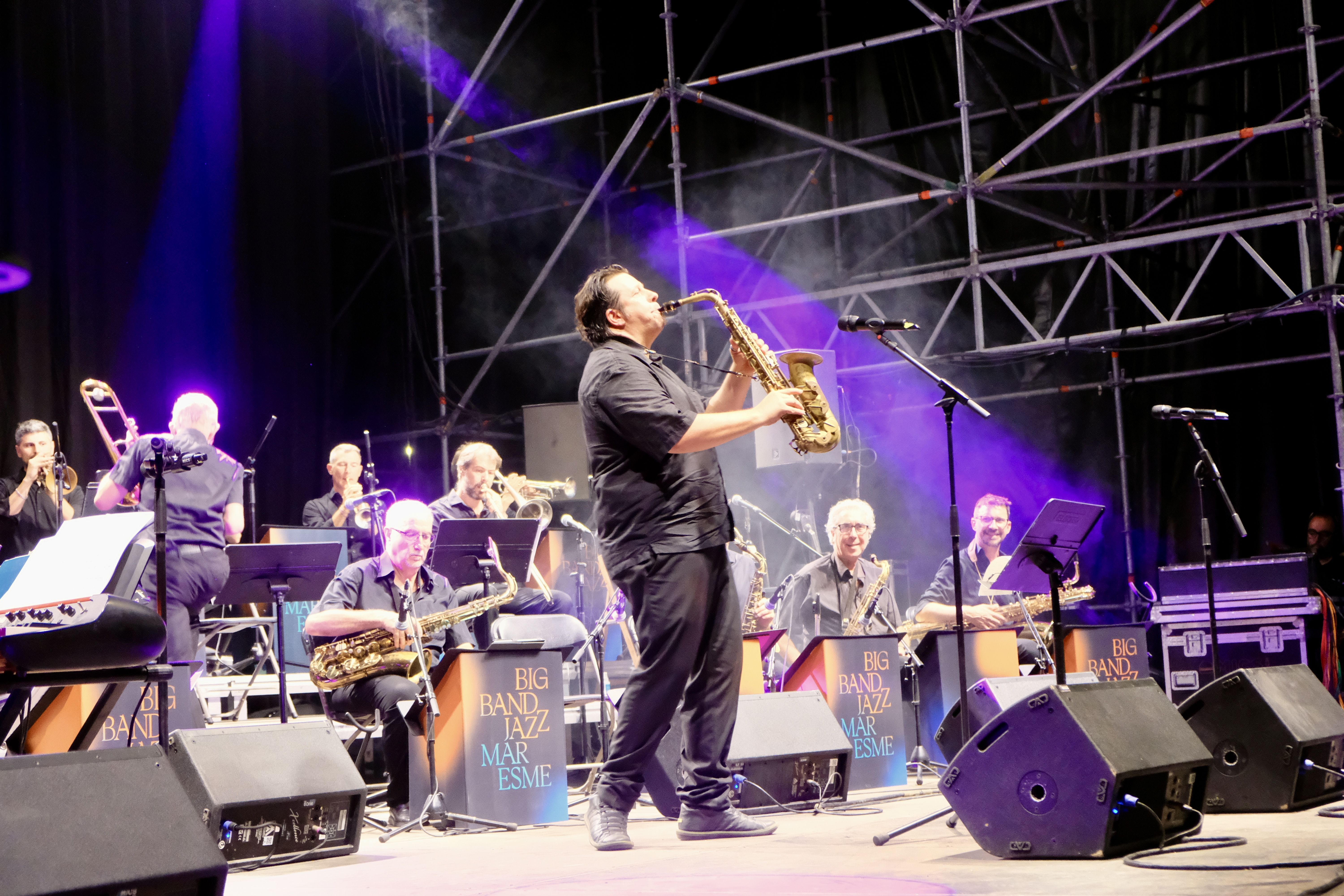 Big Band Jazz Maresme a Cabanellas. Foto: Carme Francés