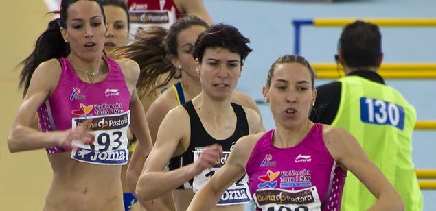 Mari Carmen González entre Garrido (393) y Périz (400) Mari Carmen González entre Garrido (393) y Périz (400)