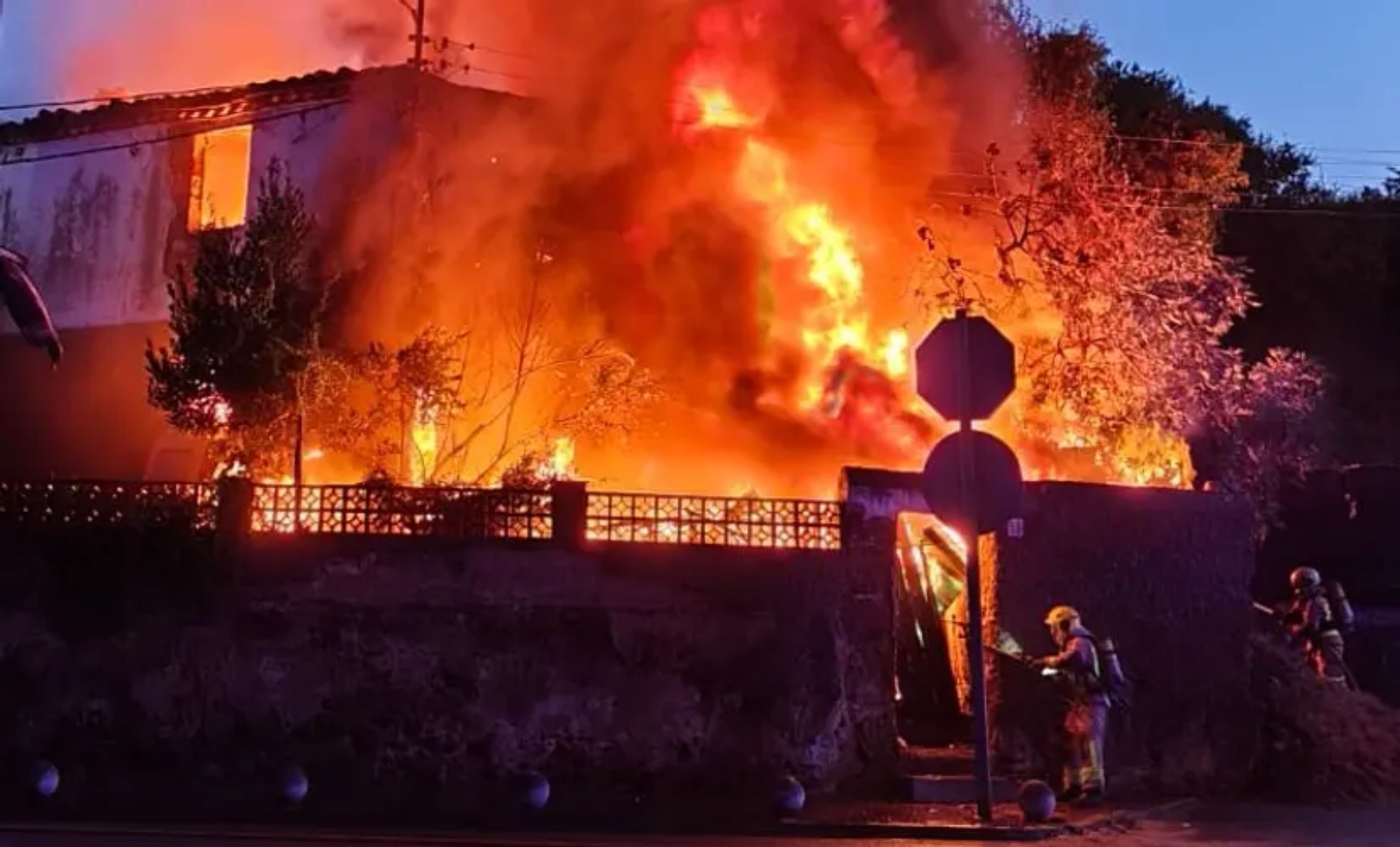 Incendi a Pineda de Mar