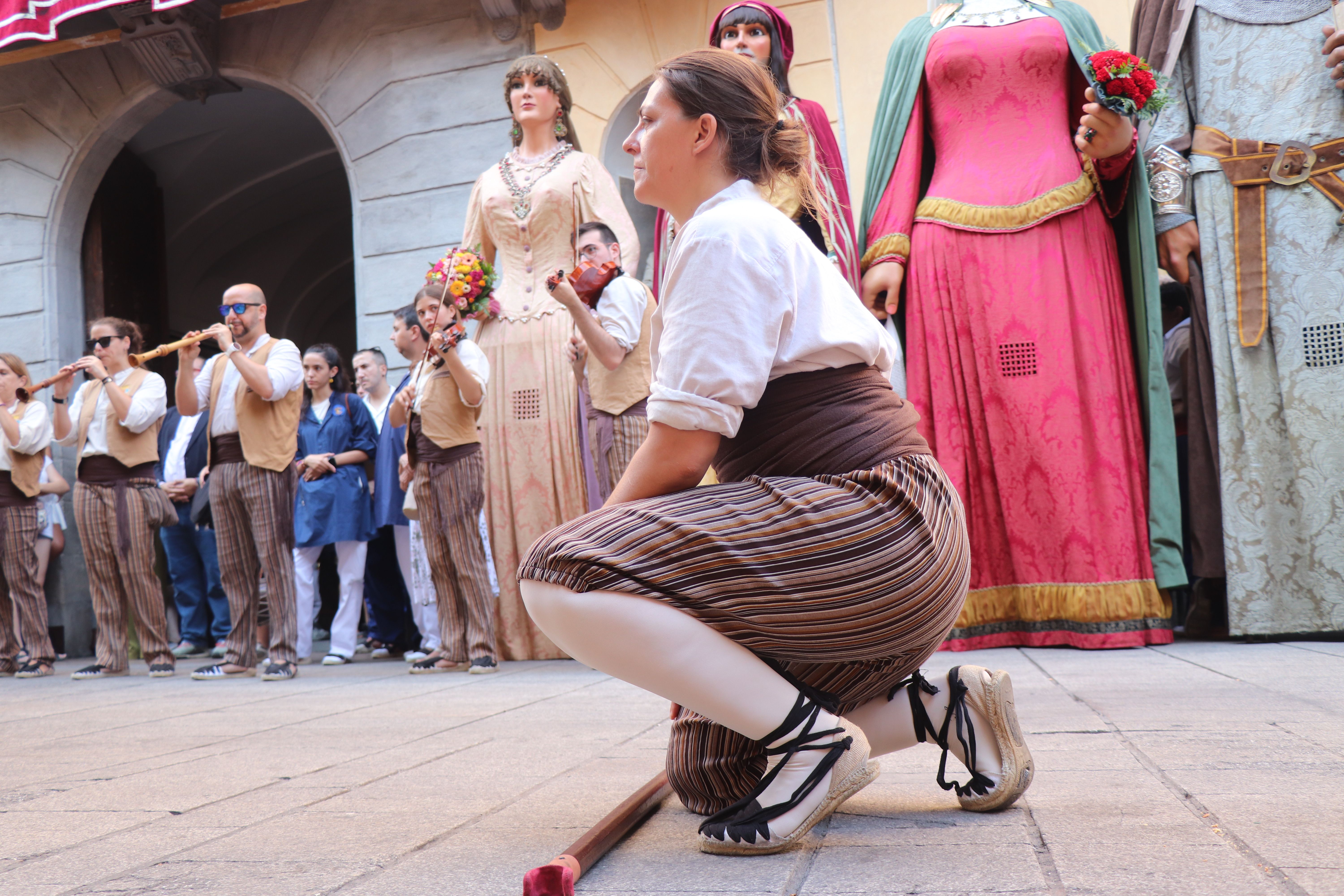 Postal de Gegants. Foto: Ll. Rugama