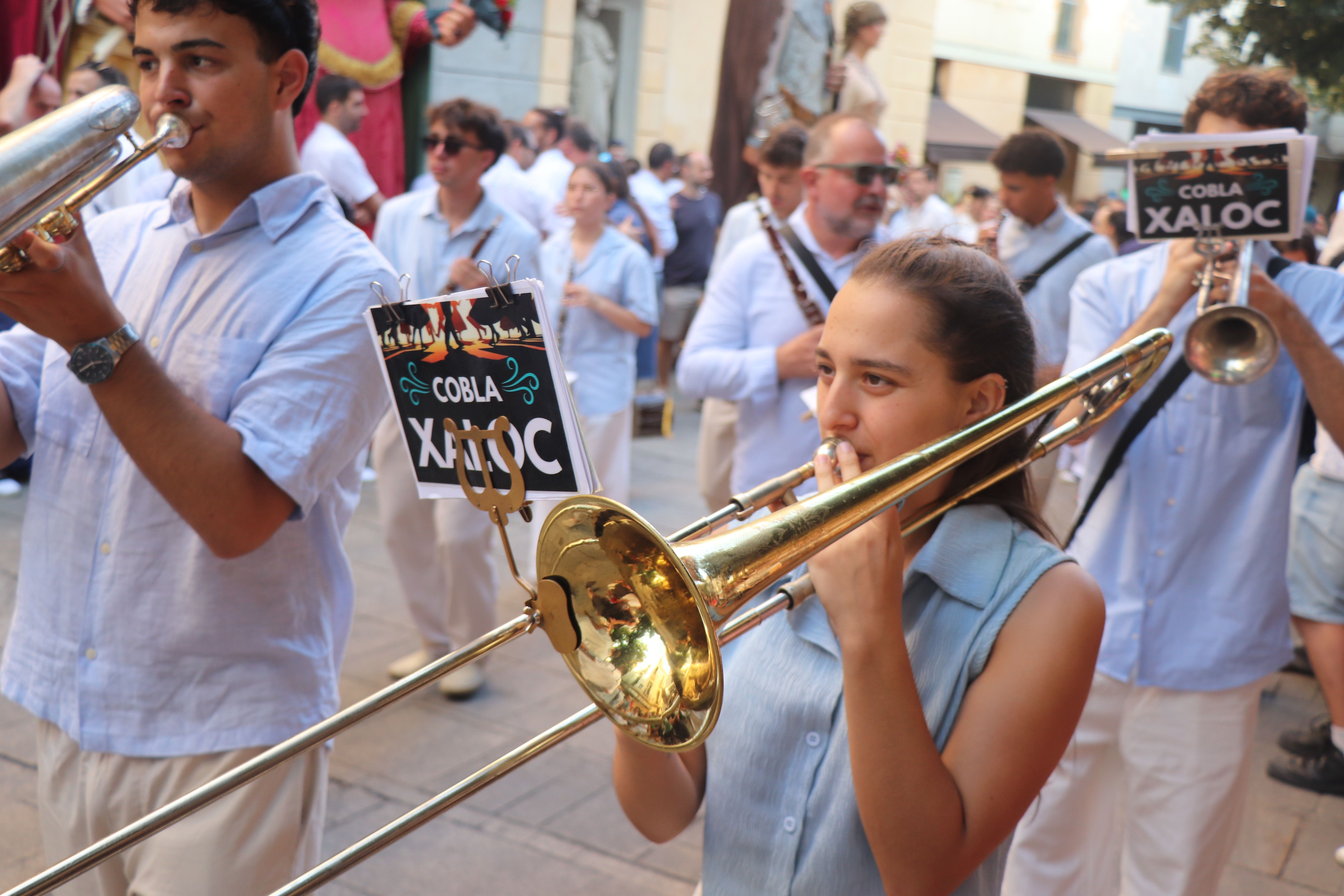 Postal de Gegants. Foto: Ll. Rugama
