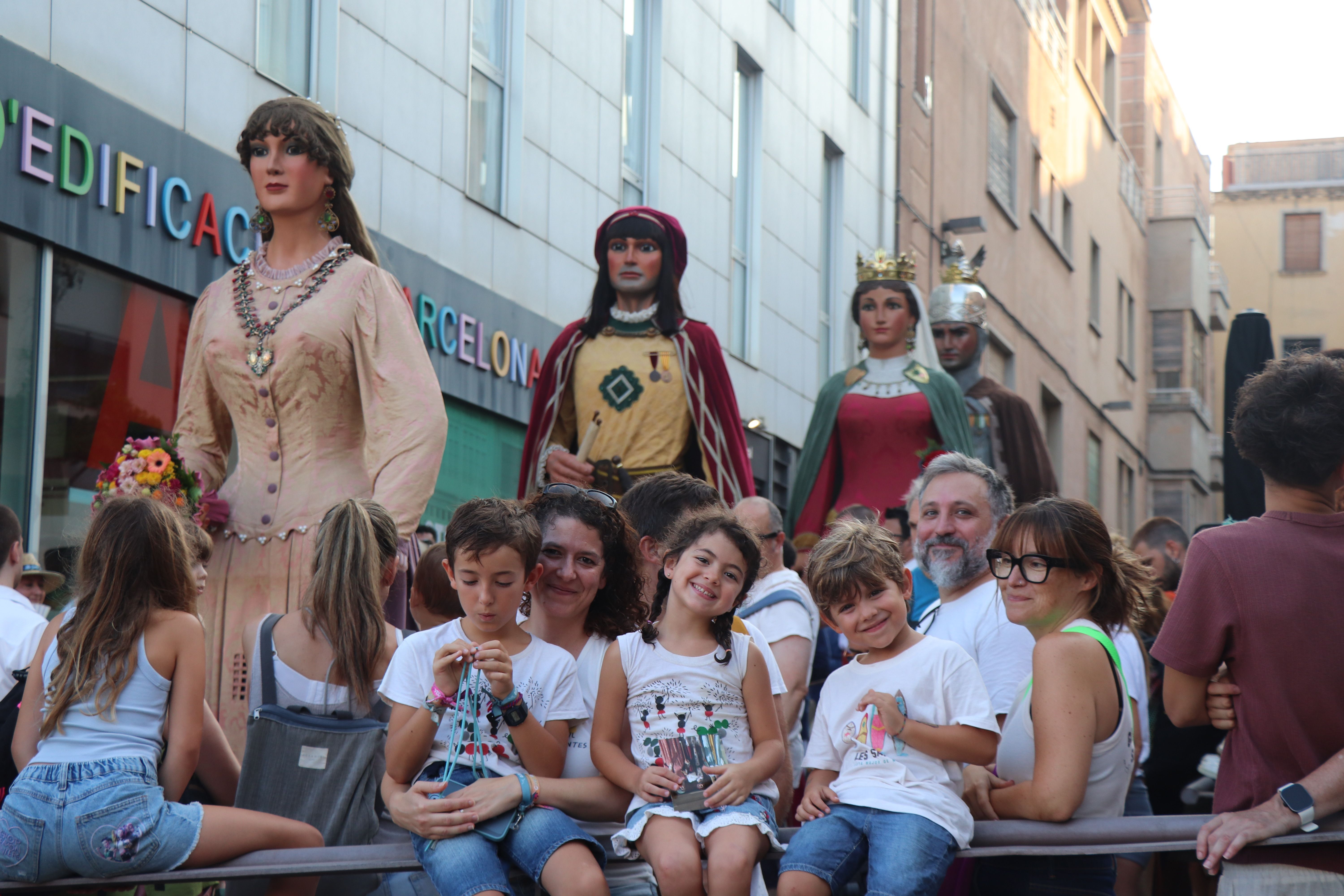 Postal de Gegants. Foto: Ll. Rugama