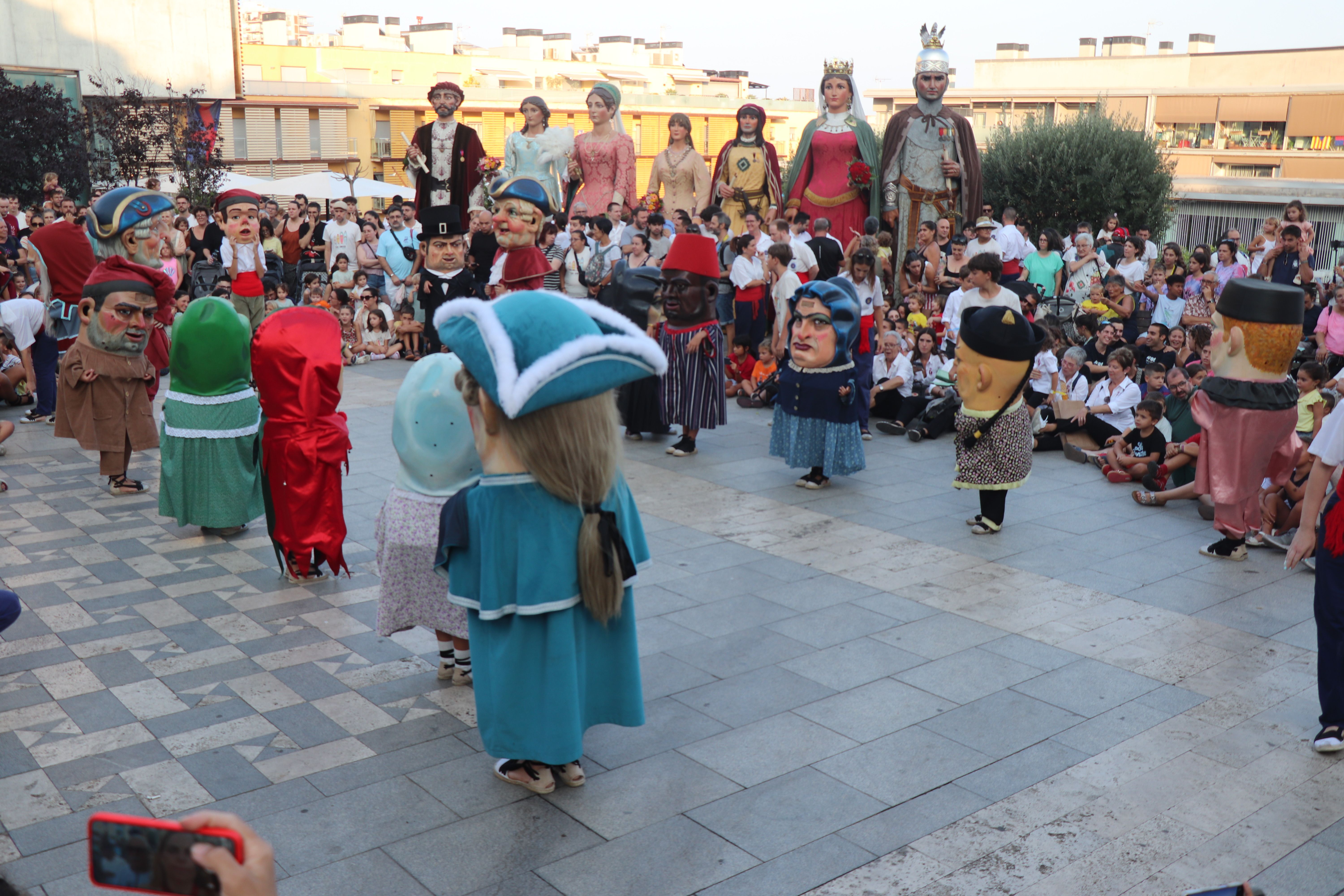 Postal de Gegants. Foto: Ll. Rugama