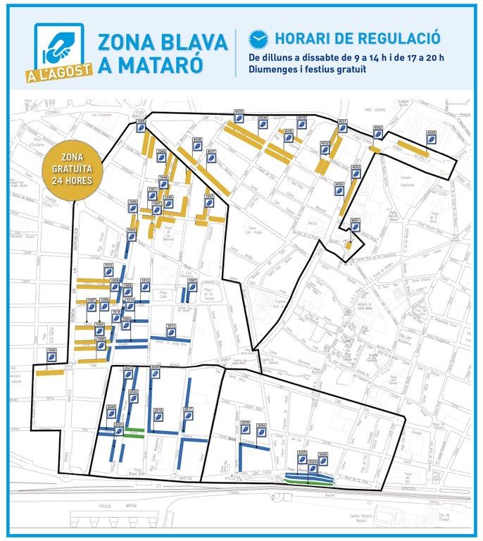 Zona blava agost Mataró