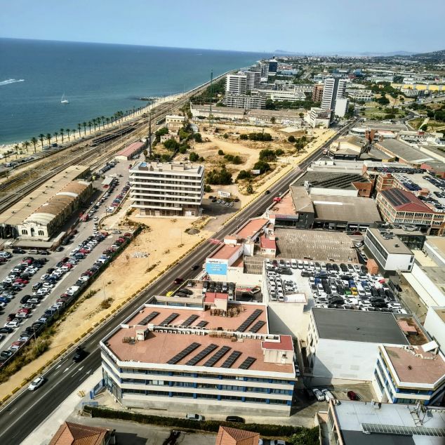 N II vista des de la Torre Barceló