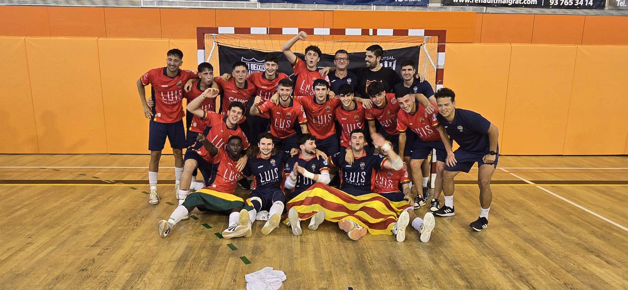 La foto de l'ascens. CE Futsal.