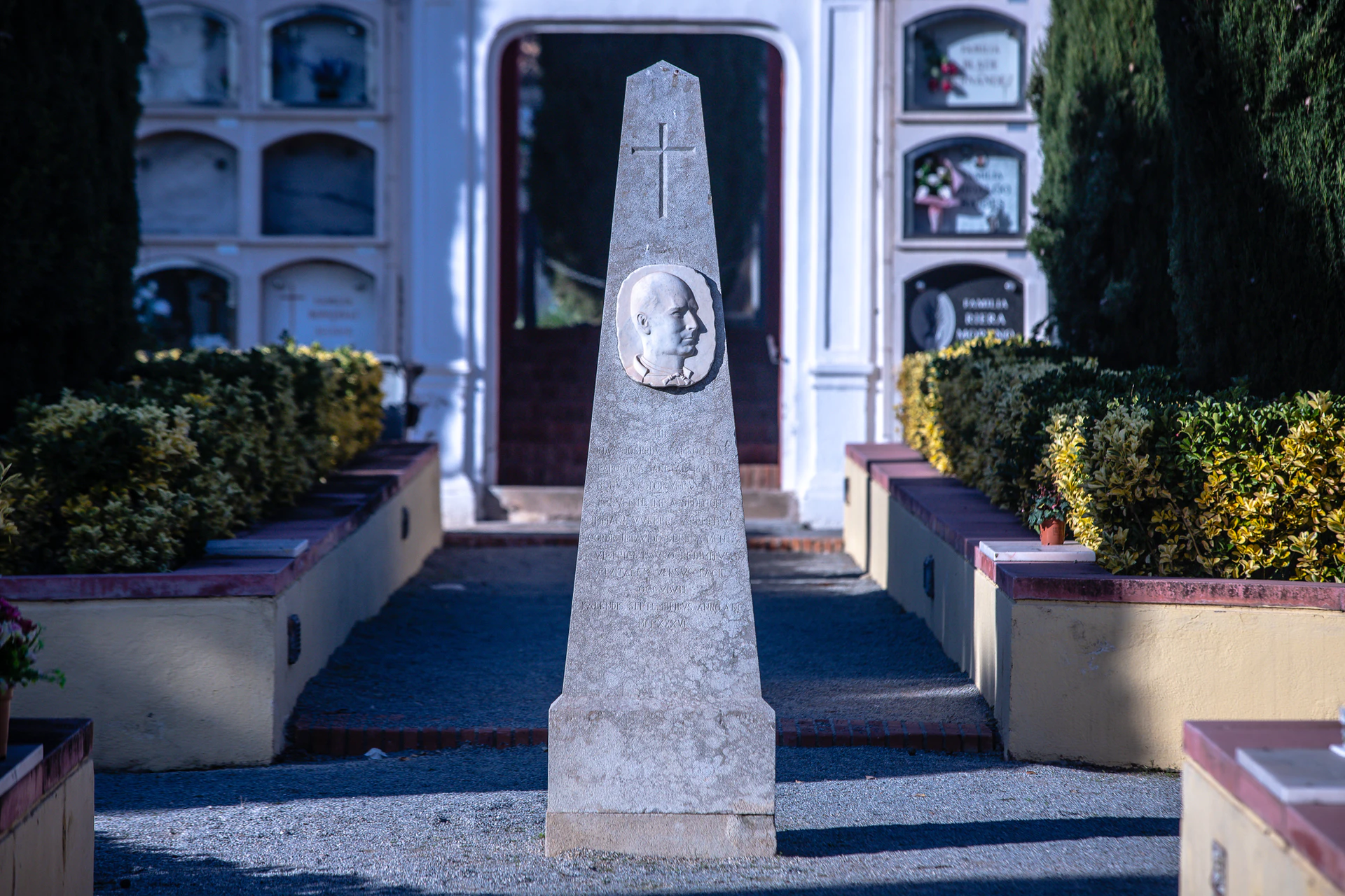 Monument al rector Samsó al lloc on va ser executat. Foto: Pere Masramon / Cultura Mataró