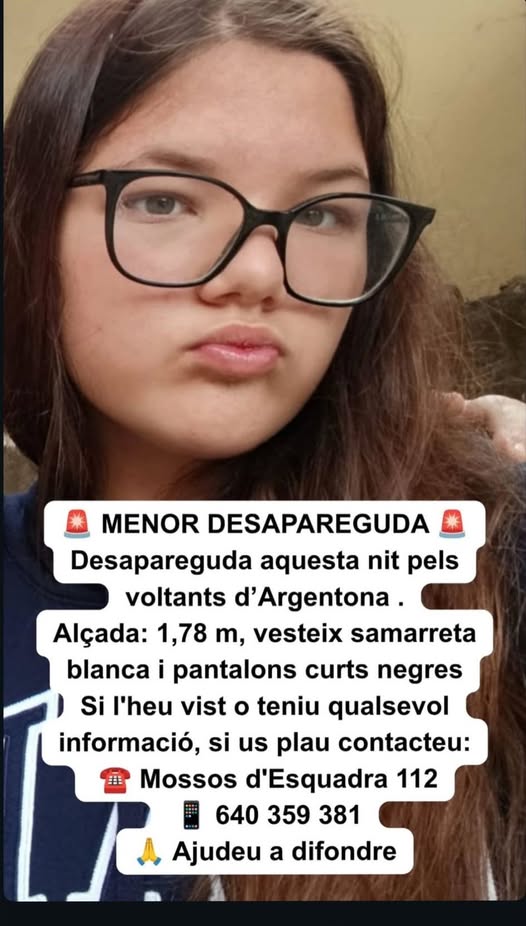 Menor desapareguda Menor desapareguda