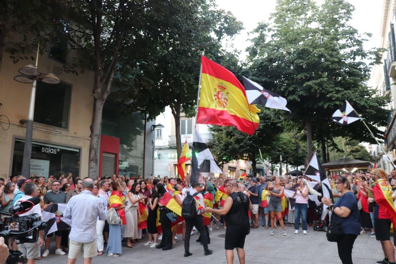 Concentració concorreguda en suport de Ceuta aquest 2 de setembre a Mataró. Foto: Lluís Rugama