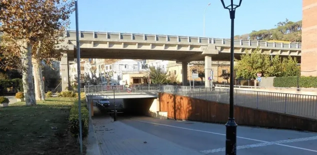 El viaducte de Caldes d'Estrac