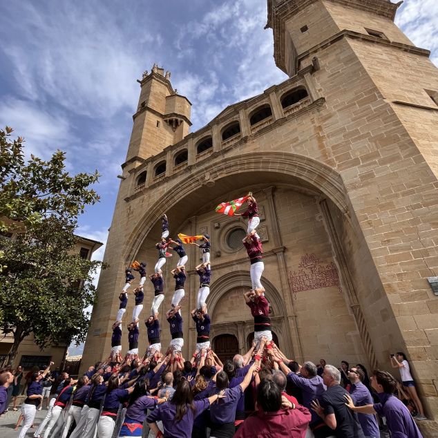 Pilars dels Capgrossos a Elciego, al país basc. Foto: JARC Pilars dels Capgrossos a Elciego, al país basc. Foto: JARC