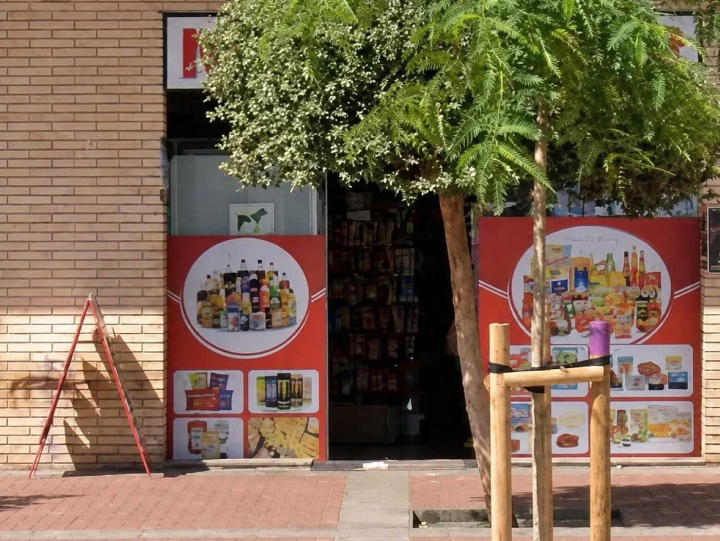 Uno de los supermercados afectados