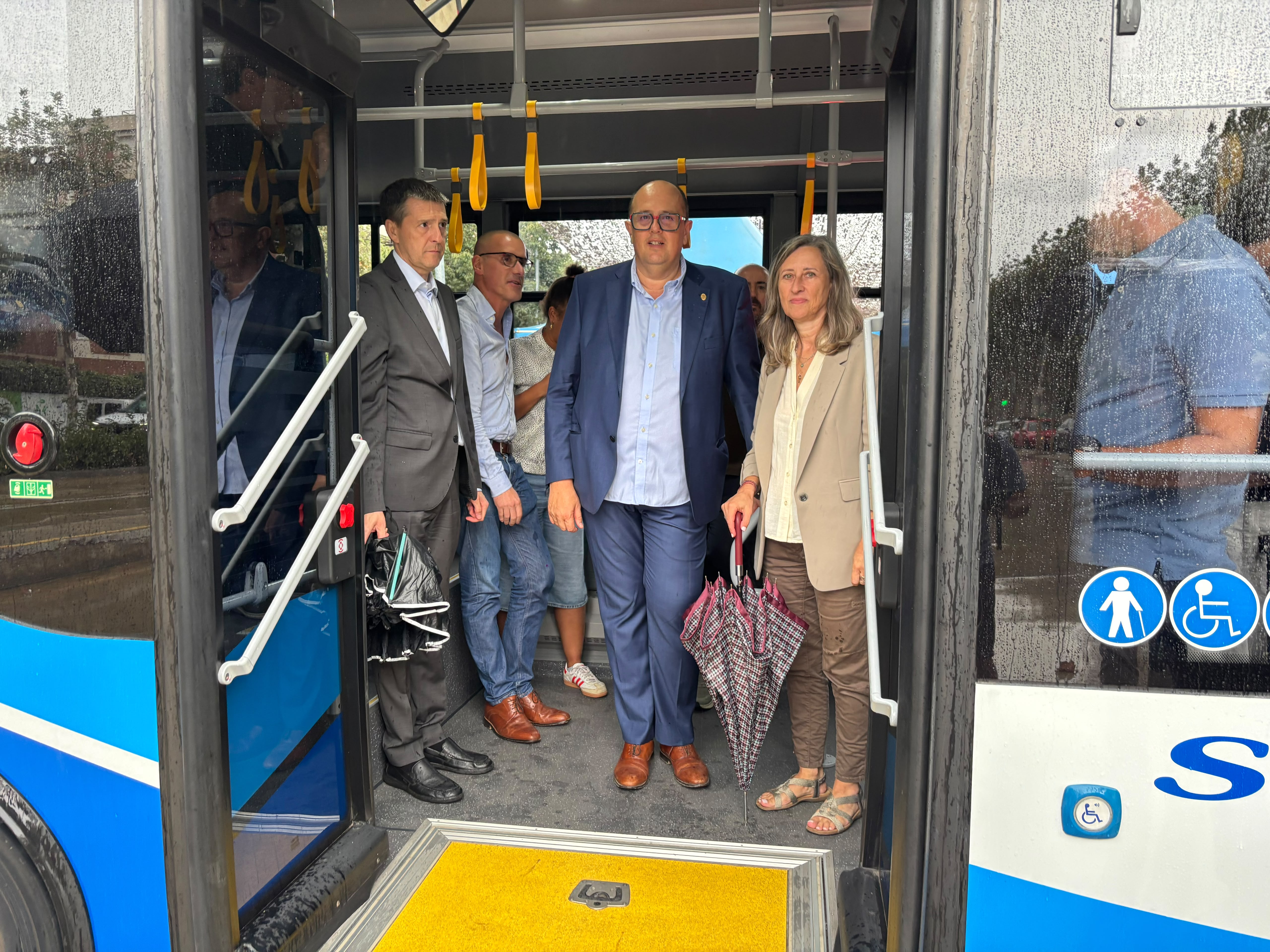 Presentació del reforç del servei de bus
