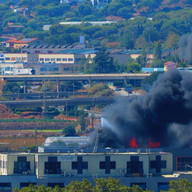 Incendi al pla d'en Boet