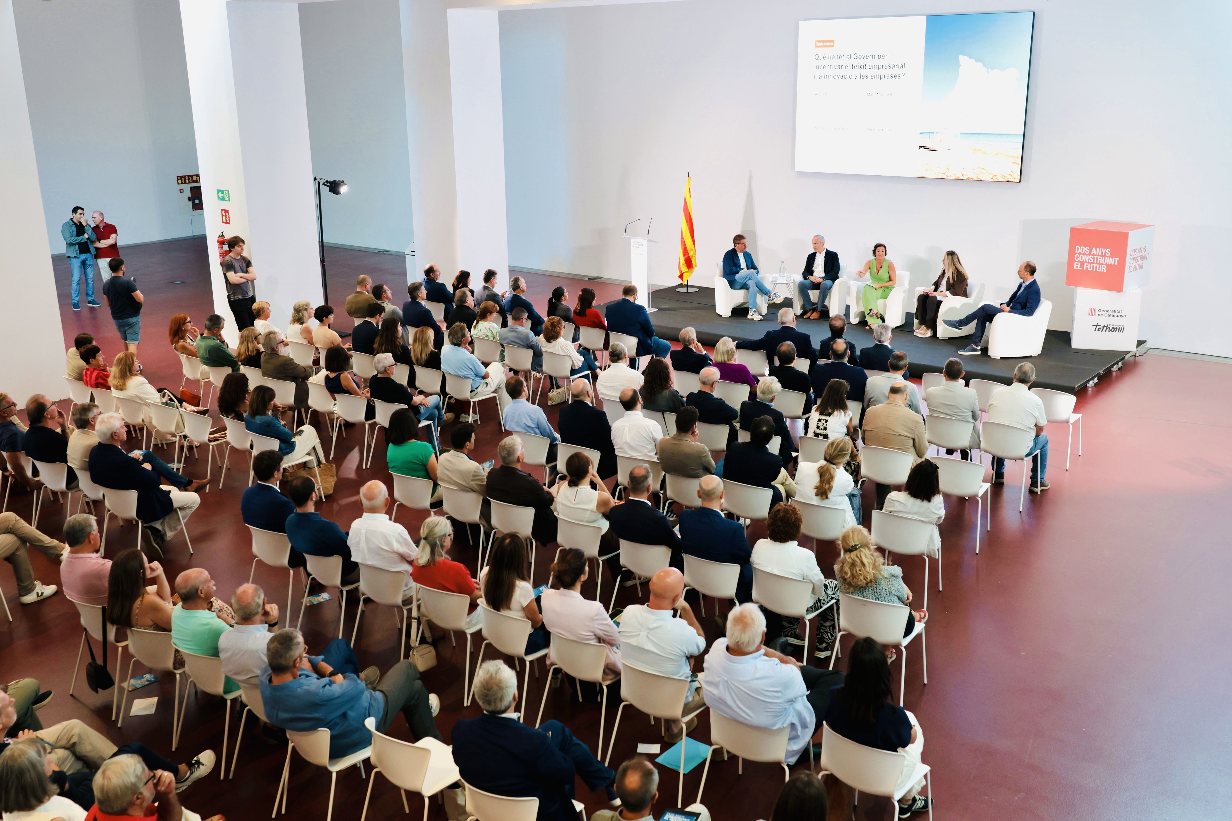 L'acte 'Dos anys construint futur' al TecnoCampus amb la consellera d'Economia i empreses del Maresme
