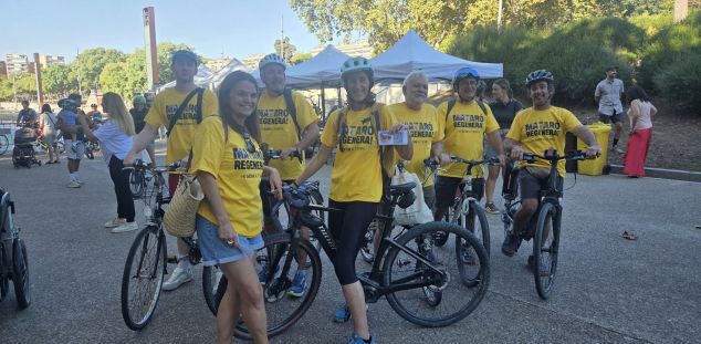 Membres de Mataró Regenera a la Pedalada Popular de la Setmana de la Mobilitat Membres de Mataró Regenera a la Pedalada Popular de la Setmana de la Mobilitat