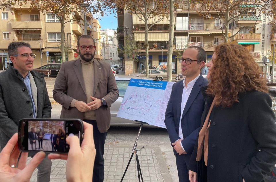 Presentació de la campanya de millora de la via pública, a finals de 2025
