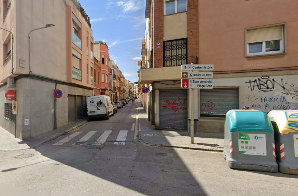Camí Fondo, un dels carrers que es reformarà