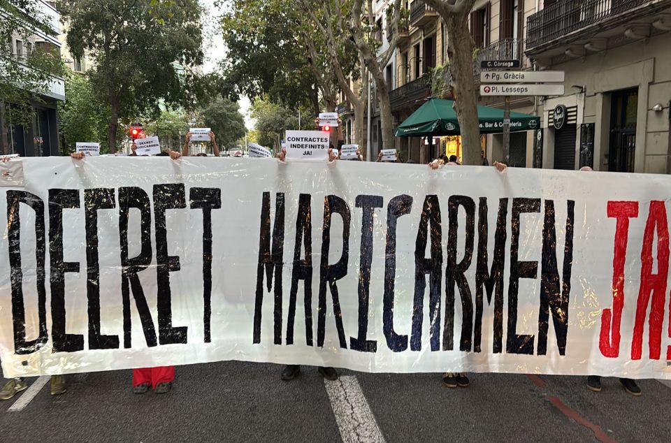 Pancarta Maricarmen Pancarta Maricarmen
