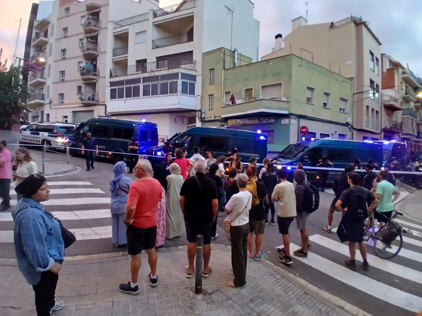El desnonament d'aquest dimarts. Foto: Lluís Rugama Espasa