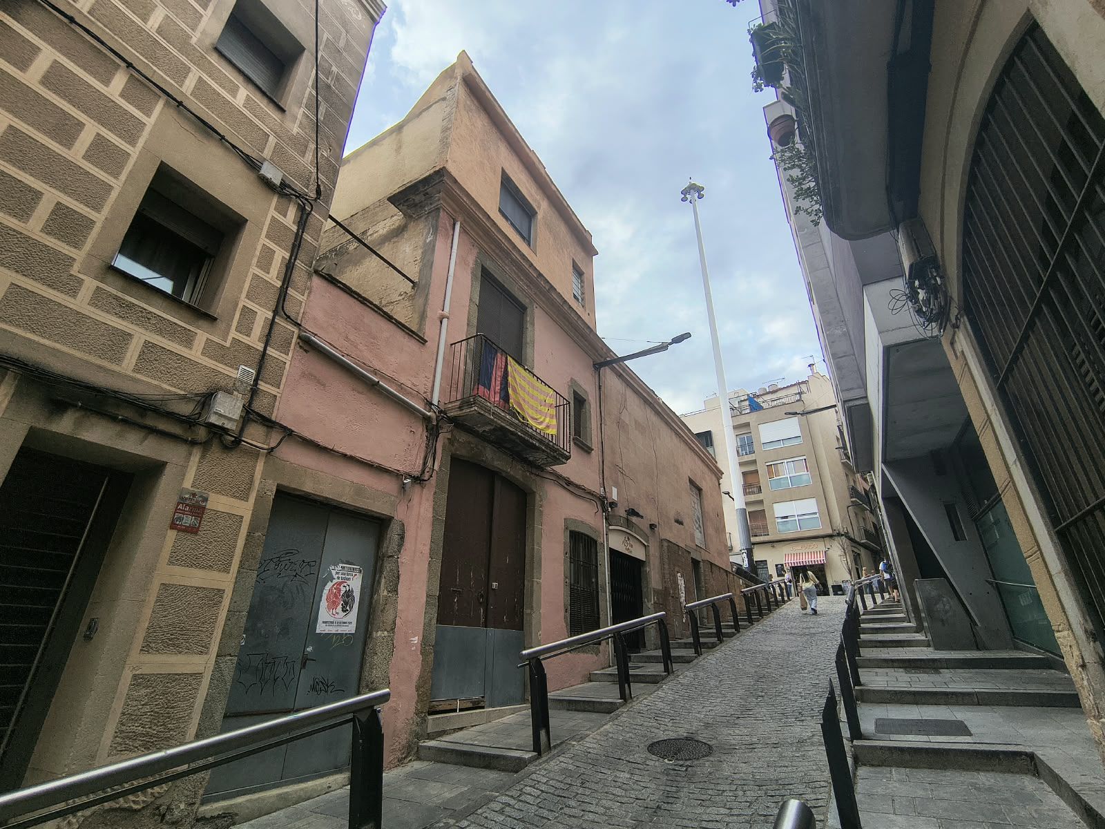 La casa que vol expropiar l'Ajuntament i que ha estat ocupada. Foto: V. B. 
