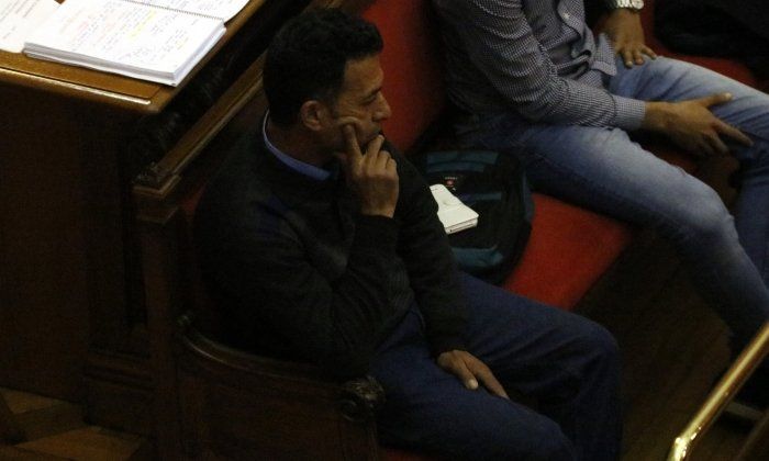 Mohamed T., exparella de Piedad Moya i acusat del seu assassinat, durant el judici. Foto: ACN