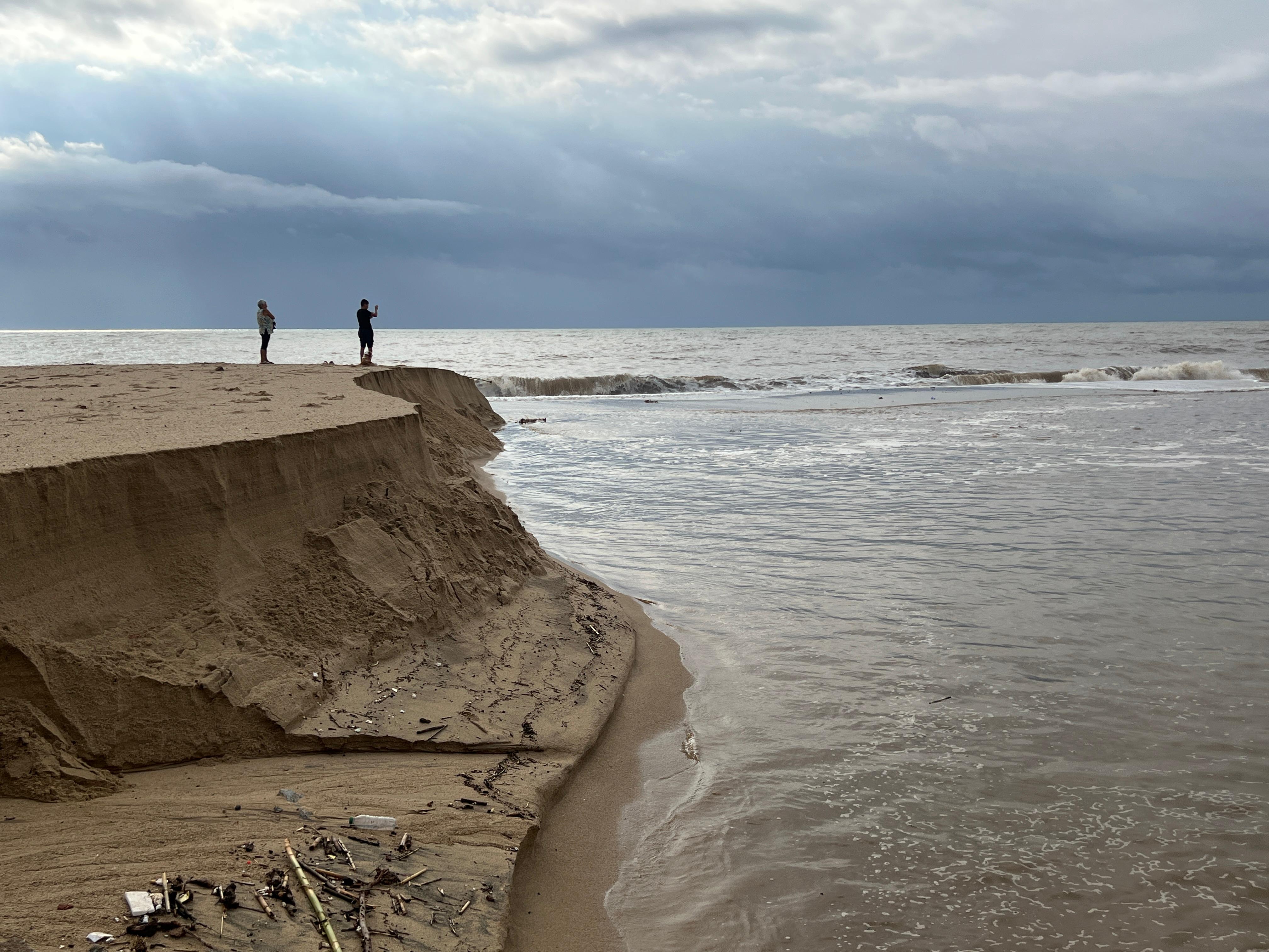 La platja de Mataró.