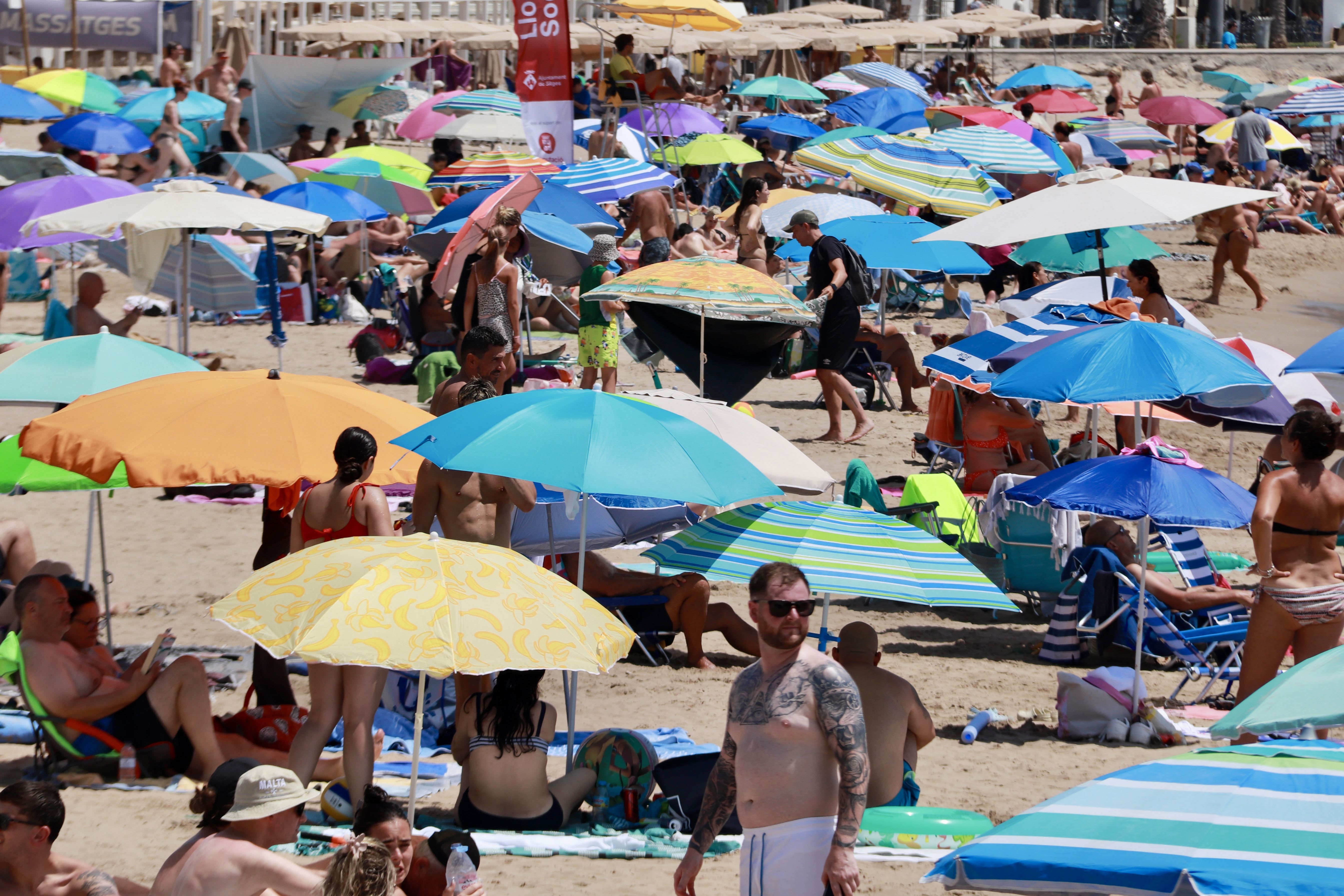 Catalunya rep un 9,1% més de turistes internacionals a l’agost