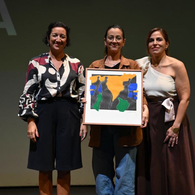 El premi a Art Laietà. Foto: Cedida per la FAGEM