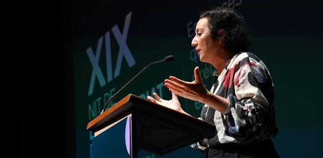 La Consellera d'Economia Alícia Romero ha presidit l'acte. Foto: Cedida per la FAGEM