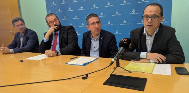 La presentació de les ordenances, amb el govern i Junts La presentació de les ordenances, amb el govern i Junts