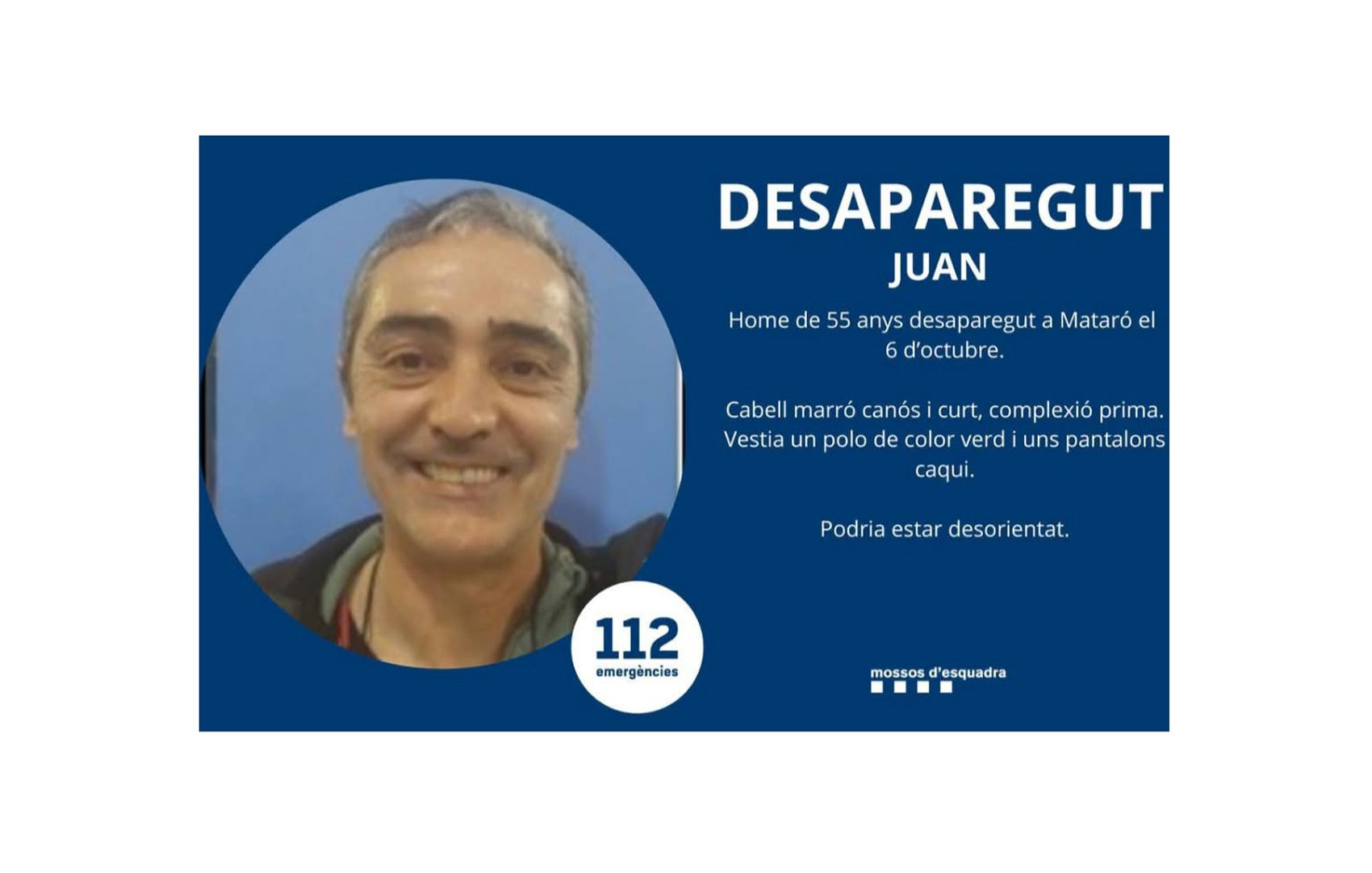 Desaparegut a Mataró