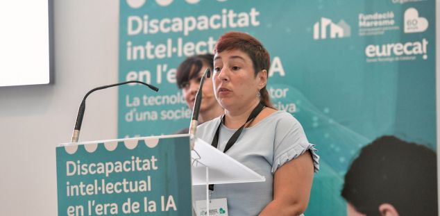 Anna Gutiérrez persona atesa i treballadora
