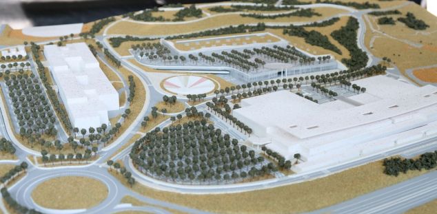 La maqueta de la ampliación de Mataró Parc propuesta hace 10 años por el operador