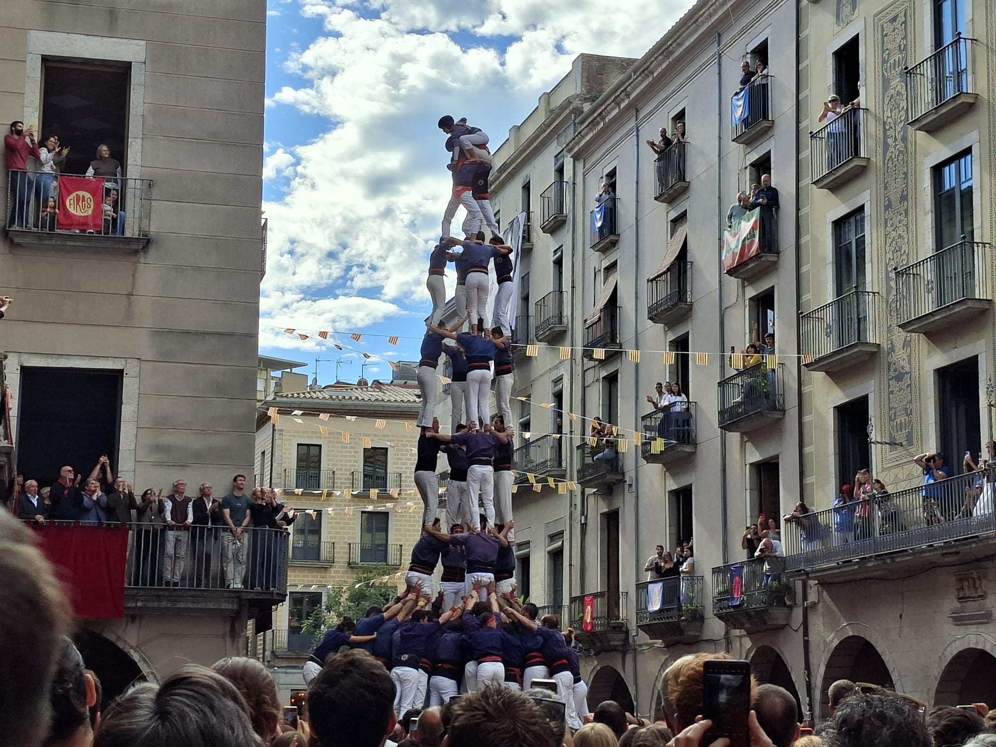 El 4 de 9 dels Capgrossos a Girona. Foto: E. Casanova